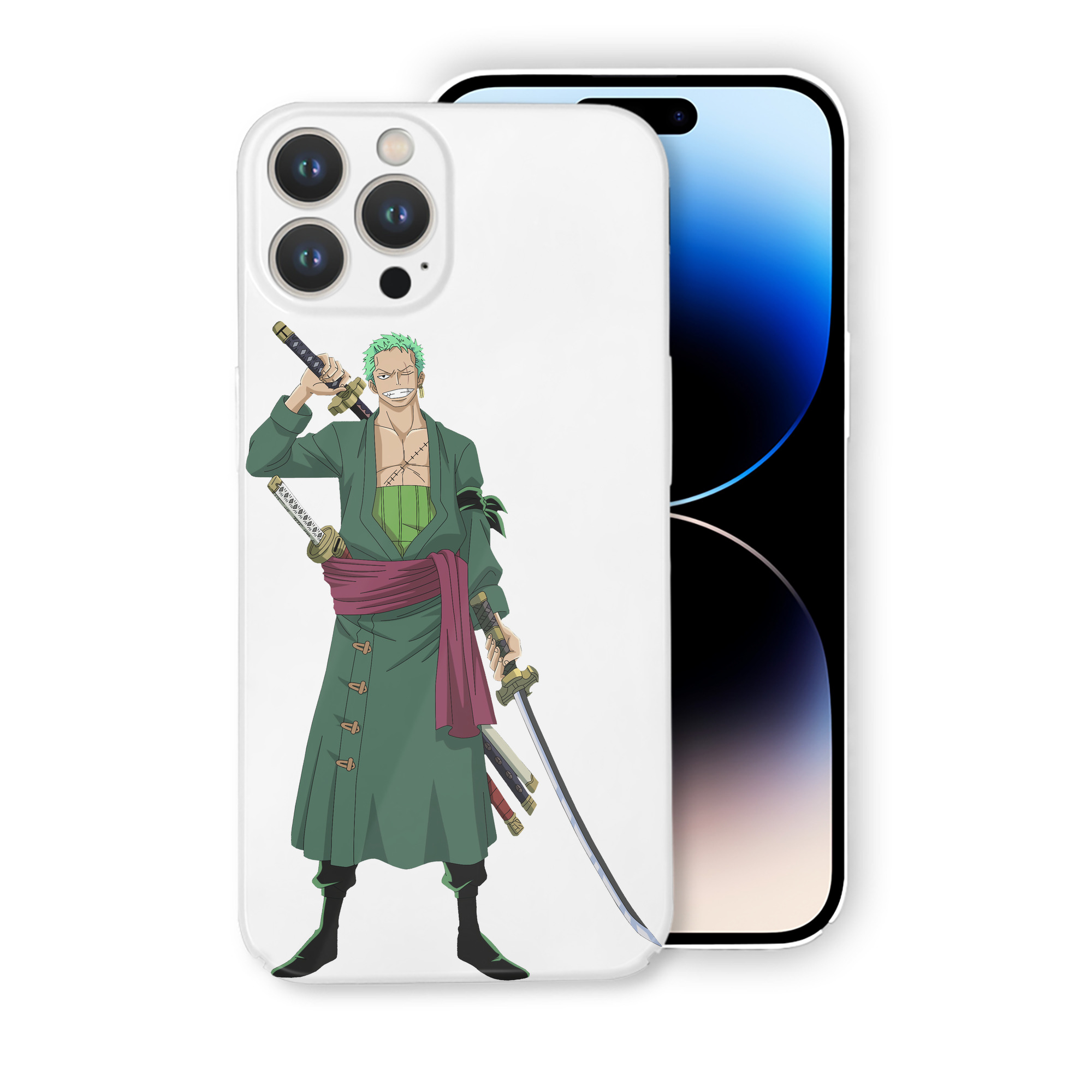 （画像用） ワンピース ロロノア・ゾロ ONE PIECE Roronoa Zoro 【iPhone 14シリーズ対応】ハードケース